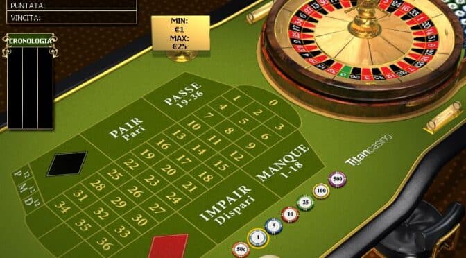roulette online francese premium