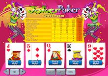 videopoker online aams joker poker playtech