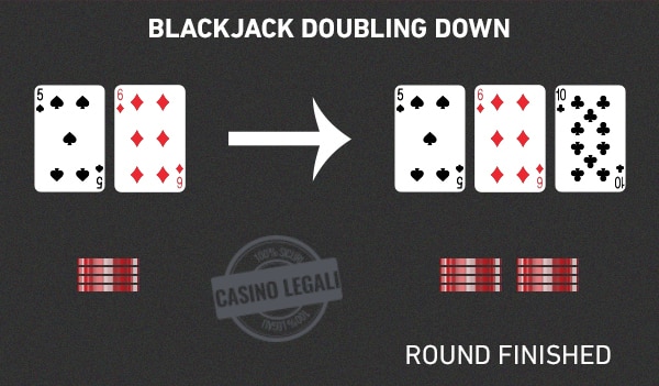double down blackjack