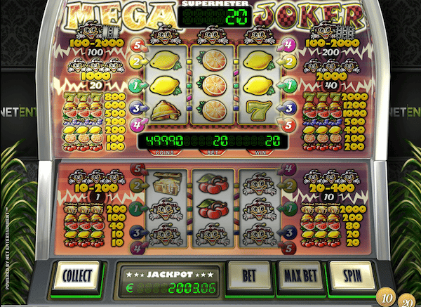 mega joker slot netent
