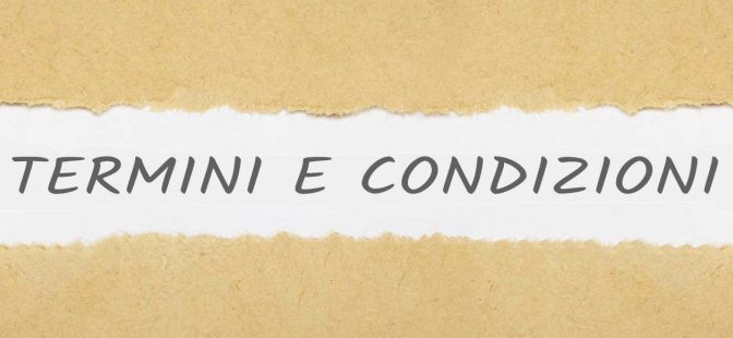 termini e condizioni