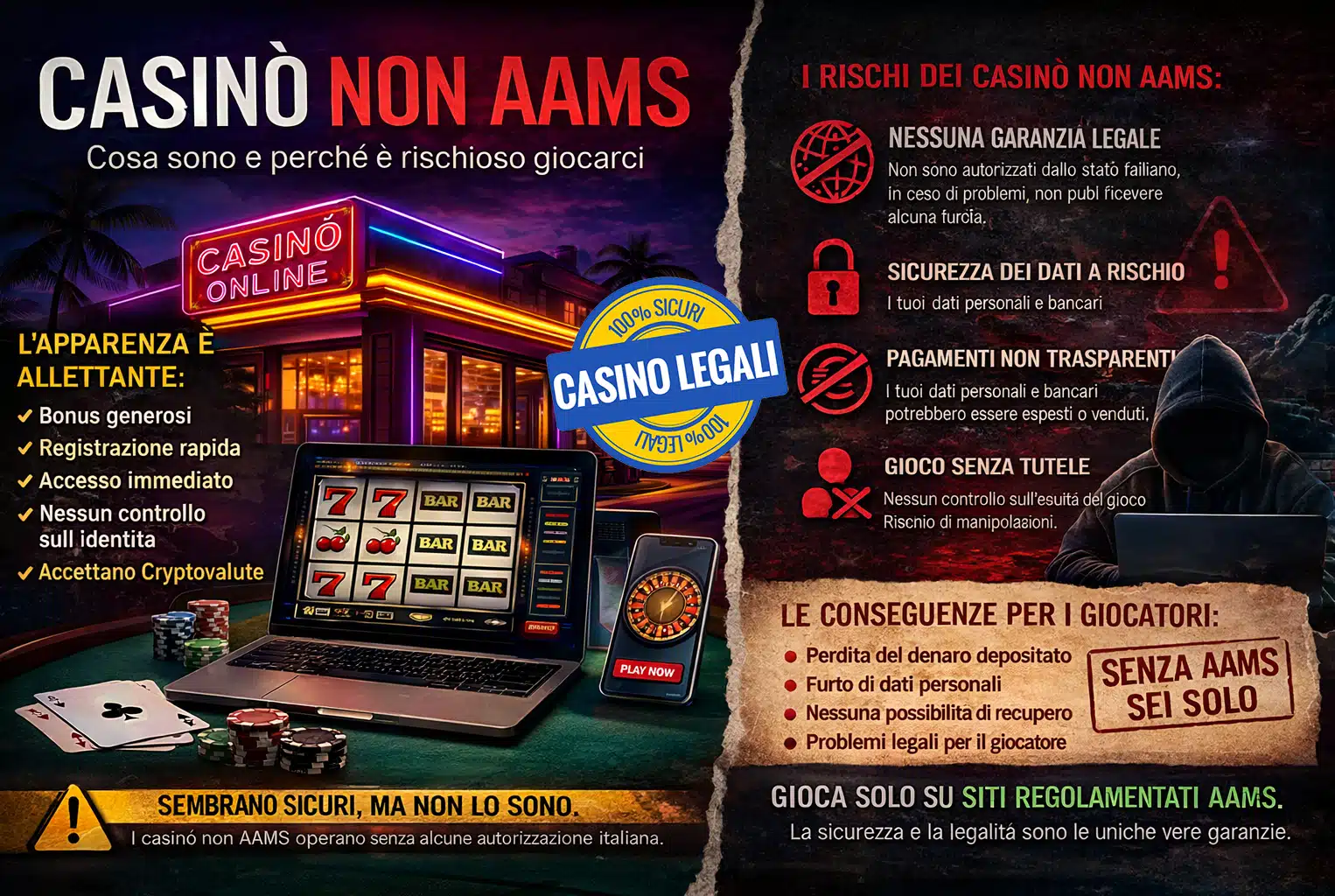 infografica casino non aams